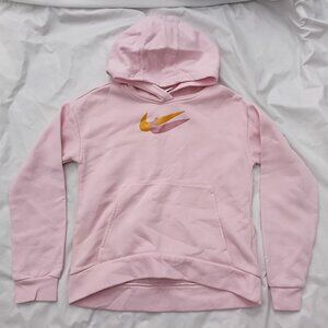 Little Girls Nike Pink Hoodie Size Large